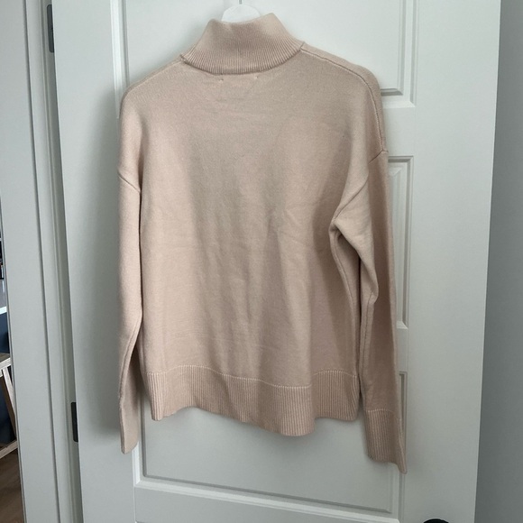 OAK + FORT Cream Turtleneck Sweater - Picture 4 of 4
